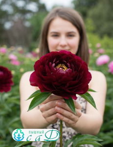 Пион "БЛЭК БЬЮТИ"